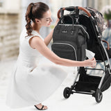 Sacs à Dos à Langer Pour Bébé Sac de Voyage - Gris foncé