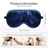 Masque de Sommeil en 100% Soie - Bleu foncé