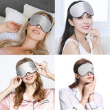 Masque de Sommeil en 100% Soie  - Noir