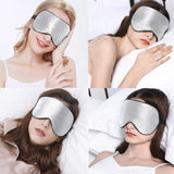Masque de Sommeil  en 100%  Soie - Argent