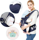Porte bébé Ergonomique - Bleu foncé