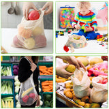 Sac de Courses en Tissu Bio 9 pièces en 3 tailles différentes