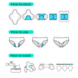 Serviettes Hygièniques 9 pièces