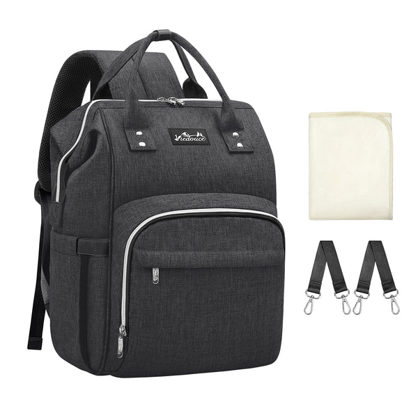 Sacs à Dos à Langer Pour Bébé Sac de Voyage - Gris foncé