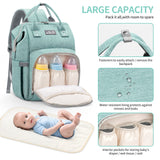 Sacs à Dos à Langer Pour Bébé Sac de Voyage - Cyan