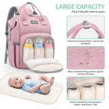 Sacs à Dos à Langer Pour Bébé Sac de Voyage - Bois de rose