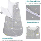 Viedouce Gigoteuse Hiver TOG 2.5,Gigoteuse Bebe Coton,Sac de Couchage Bebe,Turbulette pour Bébé Garcon Fille Naissance (3-18 Mois, Longueur: 80 cm)