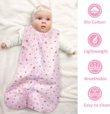 Viedouce Gigoteuse Hiver TOG 2.5,Gigoteuse Bebe Coton,Sac de Couchage Bebe,Turbulette pour Bébé Garcon Fille Naissance (3-18 Mois, Longueur: 80 cm)