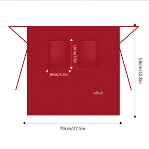 2 pièces Tabliers de Cuisine Taille Basse  Imperméable