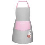 Viedouce Tablier Enfant,Imperméable Tabliers de Cuisine avec Poches