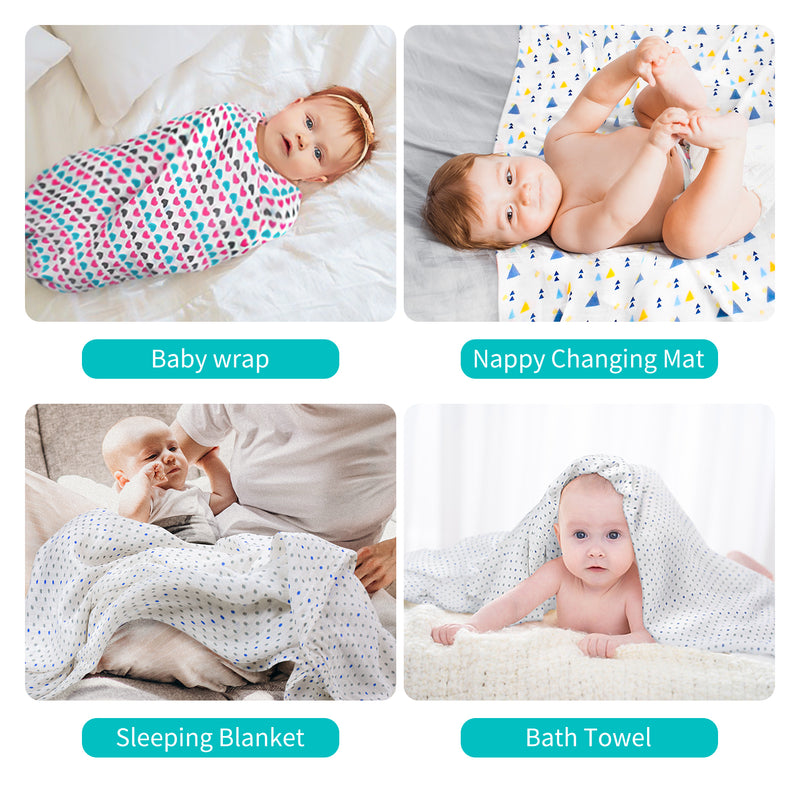 Videouce Mousseline pour Bébé-3 pcs