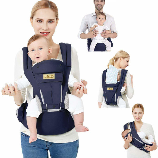 Porte bébé Ergonomique - Bleu foncé