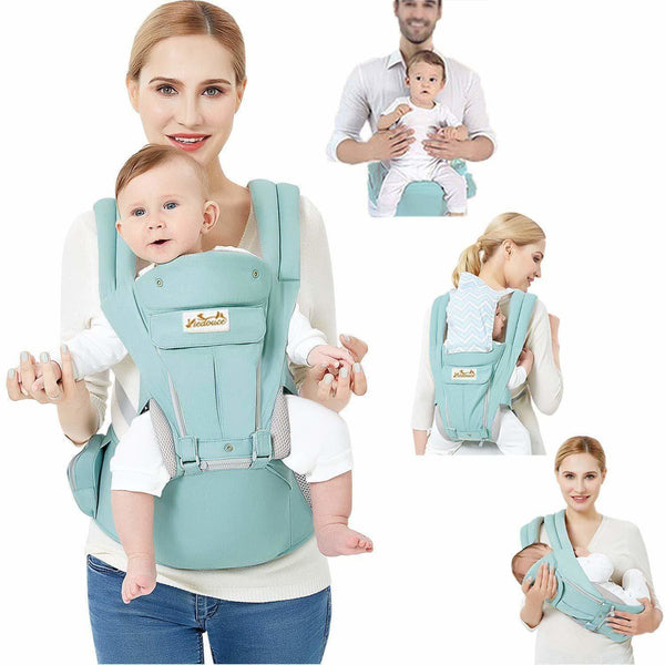 Porte bébé Ergonomique - Cyan