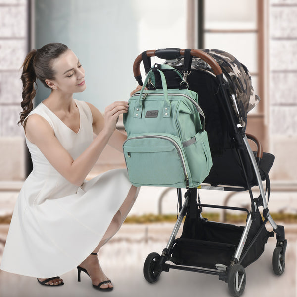 Sacs à Dos à Langer Pour Bébé Sac de Voyage - Cyan