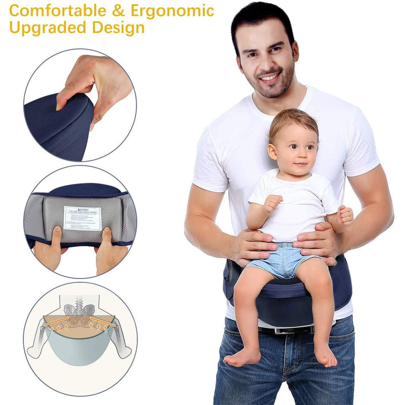 Porte bébé Ventral - Bleu foncé