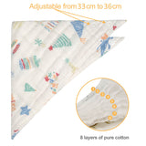 Bavoir en 100% coton absorbant