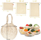 Viedouce Sacs Produits Réutilisables Fruits,Sac Reutilisable Legumes en Coton-8 Paquet