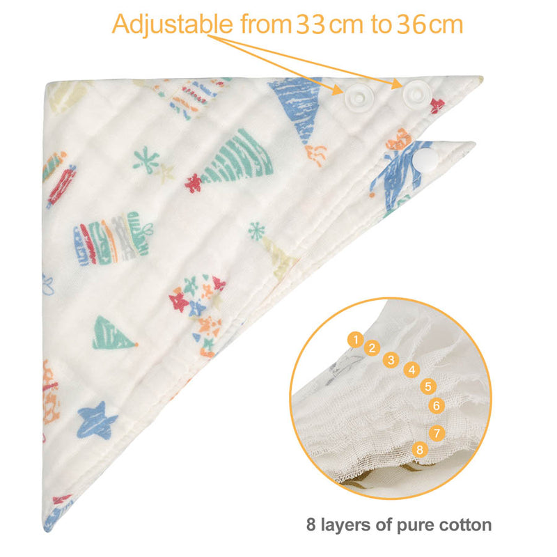 Bavoir en 100% coton absorbant