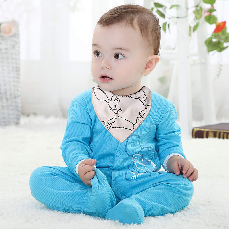 Bavoir bandana à noeud pour bébé garçon