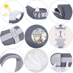 Porte bébé Ergonomique - Gris foncé