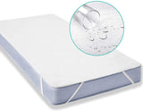Protège Matelas Imperméable avec 4 Bands Elastiques