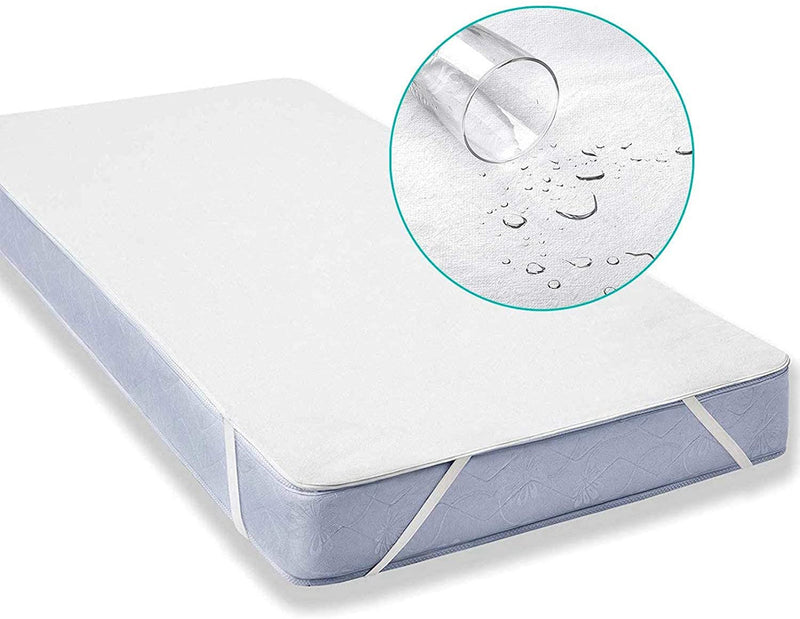 Protège Matelas Imperméable avec 4 Bands Elastiques