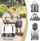 Sacs à Dos à Langer Pour Bébé Sac de Voyage - Gris