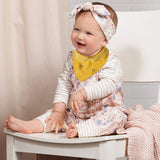Bavoirs Baby Bandana (pack de 9) - Rose et Jaune