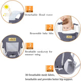Porte bébé Ergonomique - Gris foncé