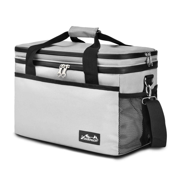 Sac Isotherme Repas Portable Grand Capacité - Gris