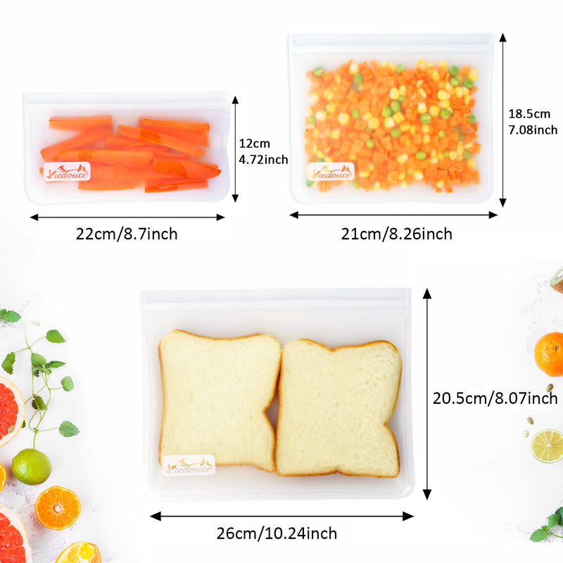 Sac de Conservation Alimentaire Réutilisable