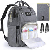Sacs à Dos à Langer Pour Bébé Sac de Voyage - Gris