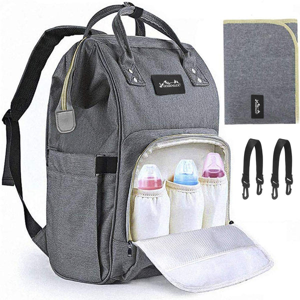 Sacs à Dos à Langer Pour Bébé Sac de Voyage - Gris