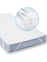 Protège Matelas Imperméable avec 4 Bands Elastiques 90 x 200 cm