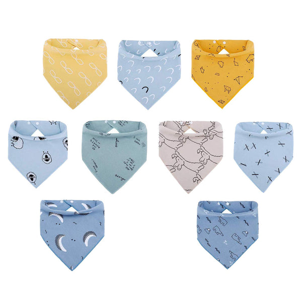 Bavoirs Baby Bandana (pack de 9)