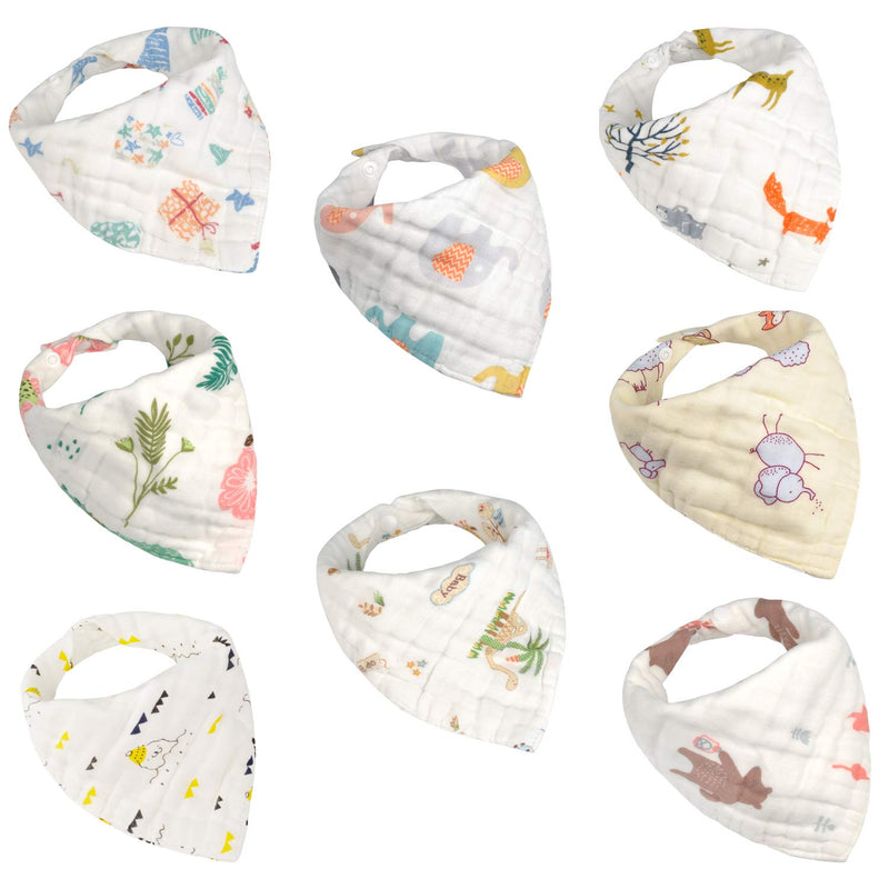 Bavoir en 100% coton absorbant