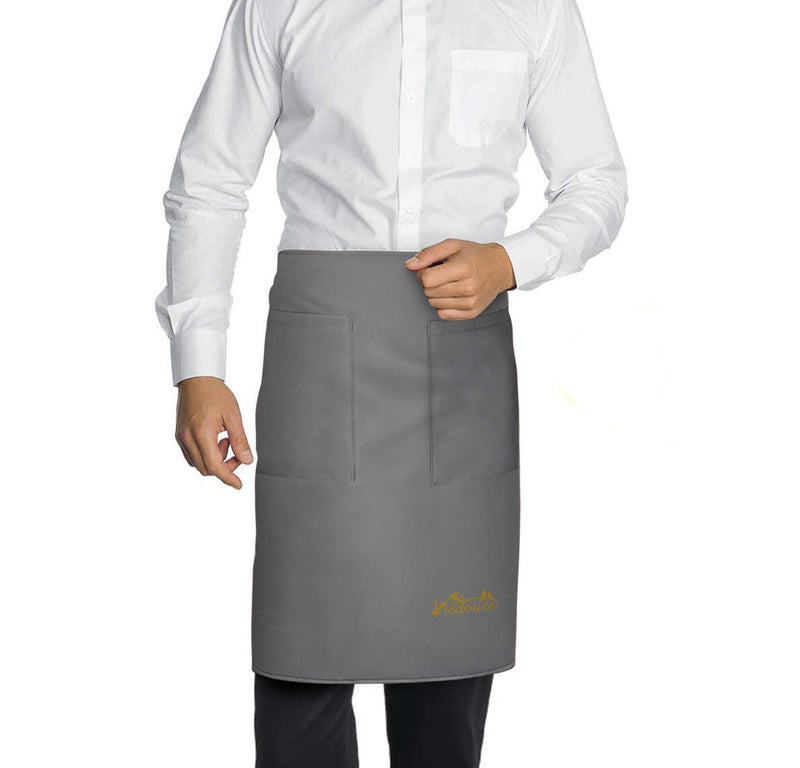 2 pièces Tabliers de Cuisine Taille Basse  Imperméable