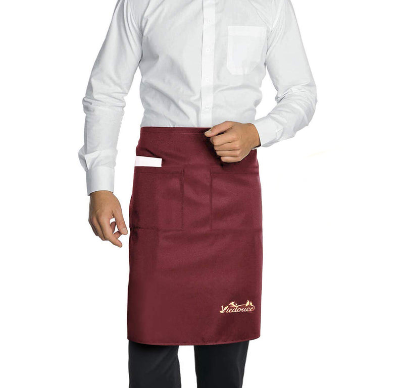 2 pièces Tabliers de Cuisine Taille Basse  Imperméable